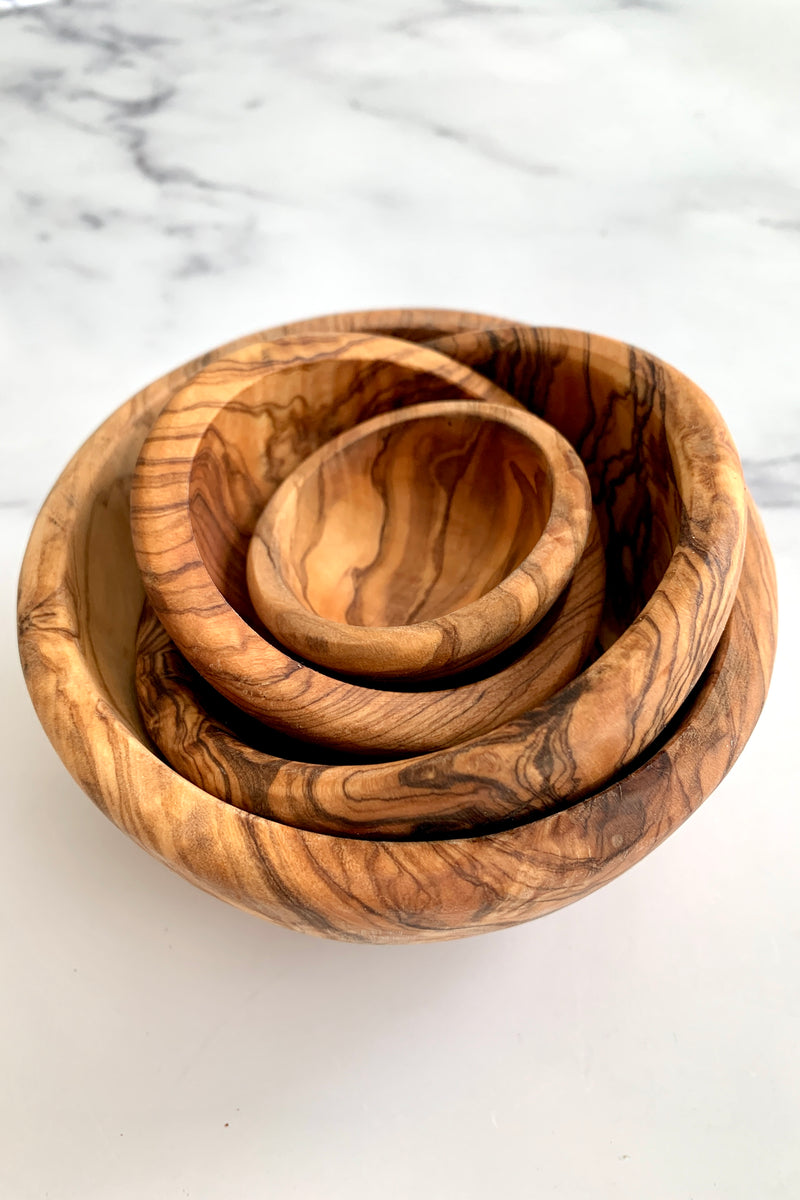 Wooden stacking hot sale bowls